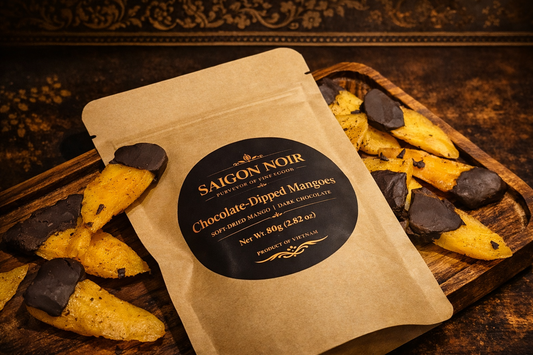 Chocolate-Dipped Dried Mango — Premium Gift Box