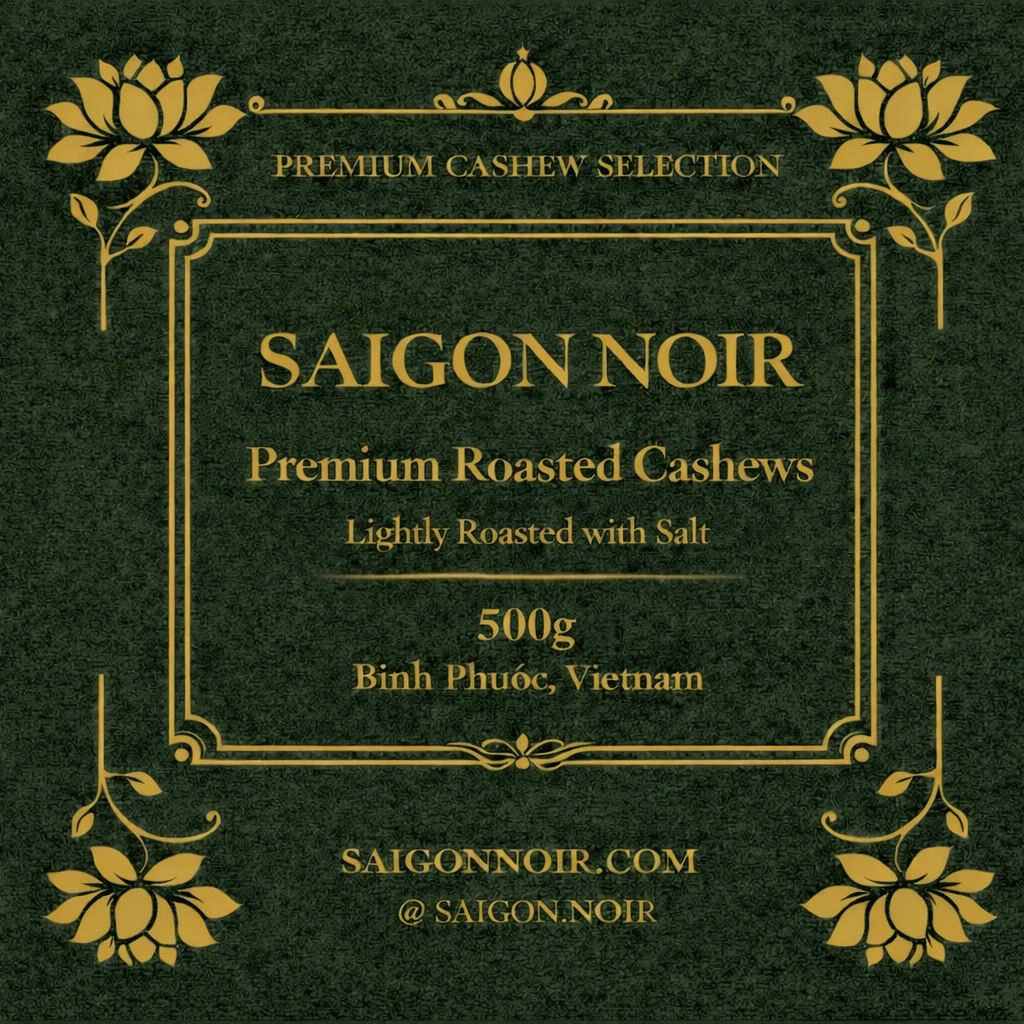 Prosperity Single | 500g W180 Premium Vietnamese Cashews | Saigon Noir
